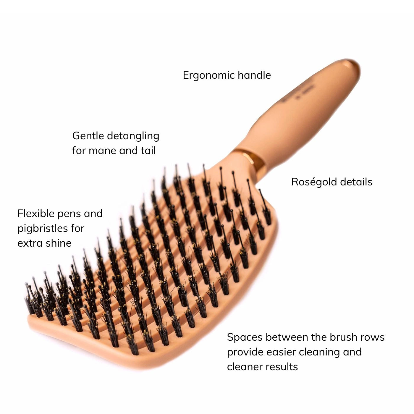 Ultimate mane & tail brush