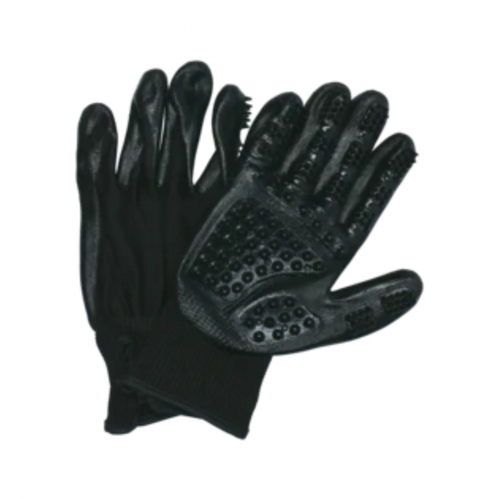 Grooming gloves - One size i gruppen HÄST / Skötsel & Hästvård / Pälsvård & Hovvård hos Minerals by Nordic (GRO-ONESIZE)
